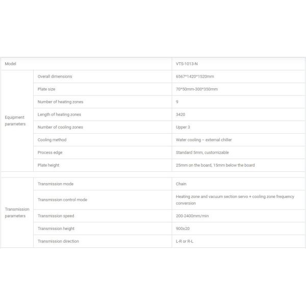 VTS-1013-N Vacuum Reflow Soldering Machine 9 Heating Zones