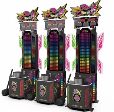 Coin Operated Arcade Boxing Game Machine Hitting Hammer Game Machine