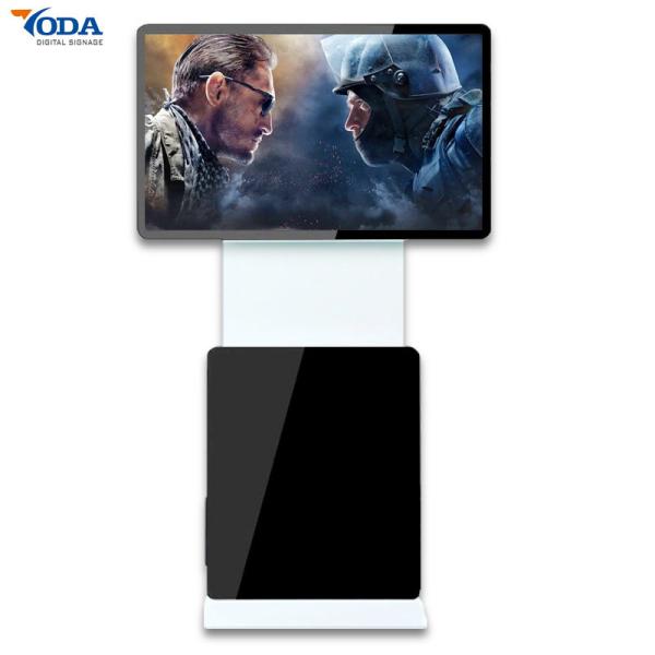 Quality Android Indoor Rotating LCD Monitor Floor Stand Wifi Touch Screen Kiosk for sale