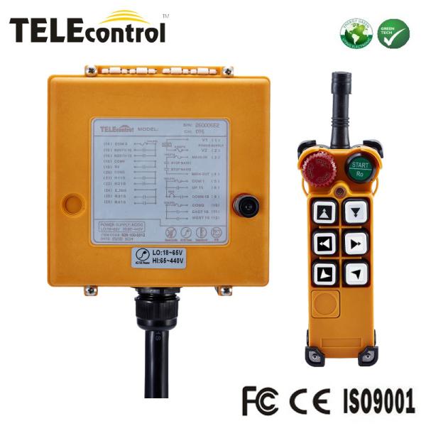 Quality 7 function buttons(4 double speed and 3 single speed) + E-stop+ Hoist Remote Control F26-C2 Telecrane/TELEcontrol for sale