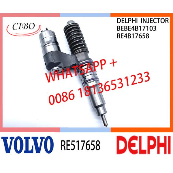 VOL RE517658 BEBE4B17103 Fuel engine Diesel Injector RE517658 BEBE4B17103 A3 for VOL 6125 TIER 2 -OH - HIGH POWER