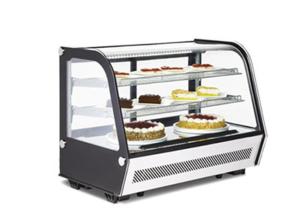 Bakery Desktop Deli Refrigerated Display Case With LED Lighting