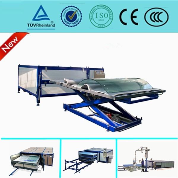 Quality Two Layer eva glass laminating machine For Architecture / Bending Laminated Glass for sale