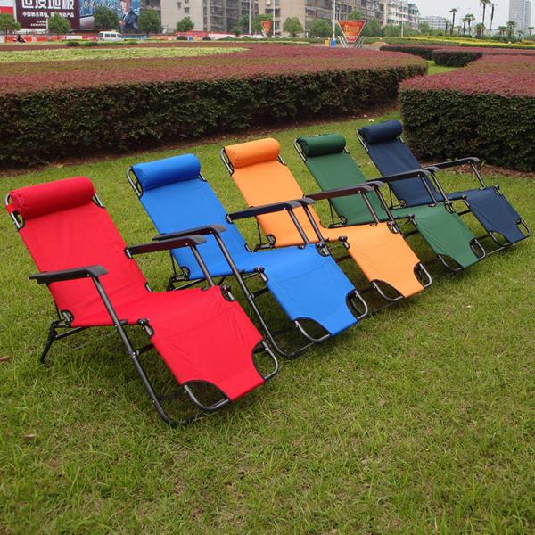 Outdoor Sun Lounger Beach Chair Portable and Foldable for Patio Garden Camping Pool