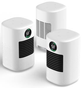 Space Heater Fan 2 In 1 Desktop Heater Fan with Ceramic PTC Heating Element Timer 1-4h