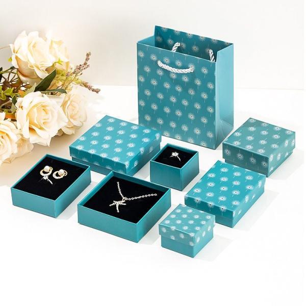 China Wholesales Foam Insert Paper Packaging Fashion Jewelry Box, Custom Logo Printed Cardboard Gift Box