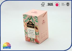 China 350gsm C1S Sliding Gift Folding Box For Oolong Tea Packaging on sale