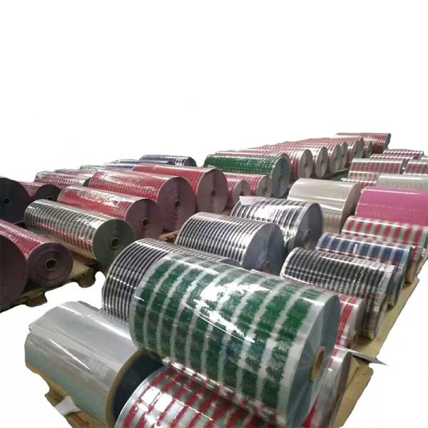 40 45mic Clear BOPP Water Acrylic Tape Jumbo Roll Customized Colors And Logos