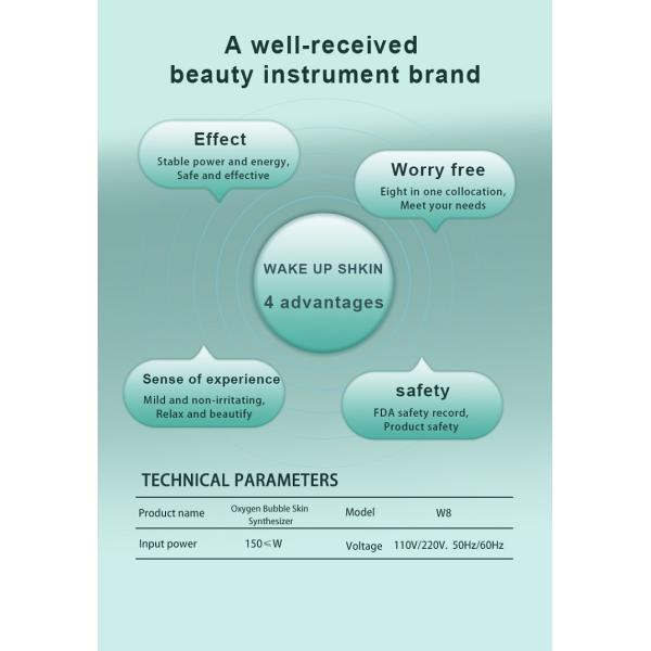 Multifunctional Hydrafacial Machine 8 In 1 Oxygen Machine For Skin Care