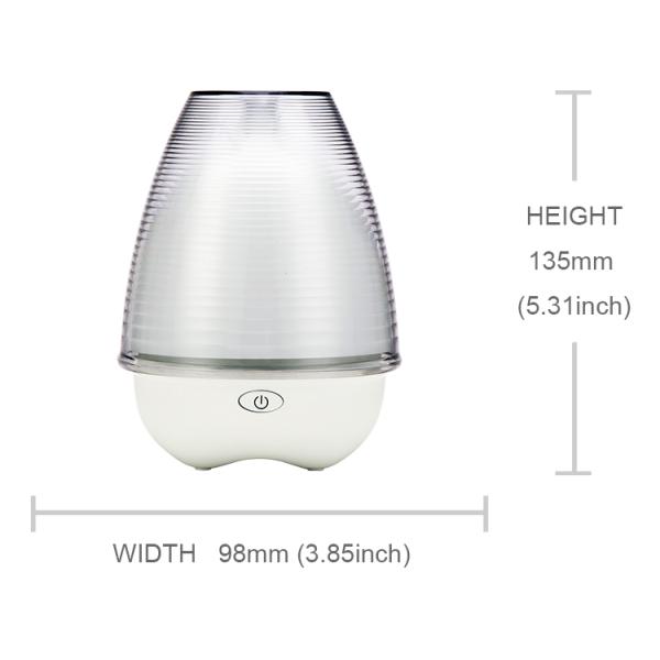 Spa Office Mini 80ml Aromatherapy Mist Diffuser With LED Light