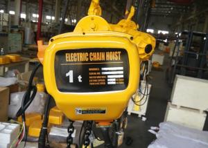 China 3 Phase 1 Ton Eletric Chain Hoist With FEC Chain Schneider Contactor on sale