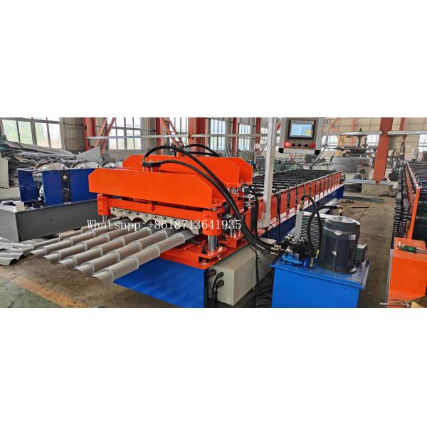 4meter/Min Glazed Tile Roll Forming Machine With 18 Rows