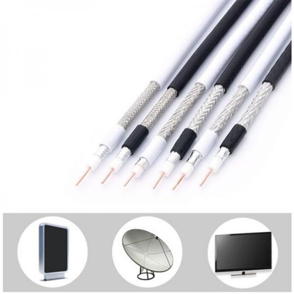 Quality 1 Conductor RG6 Coaxial Cable For Outdoor CATV CCTV System for sale