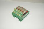 DC Output Board PLC Relay Module , 4 Channel Weidmuller Relay Board DPDT