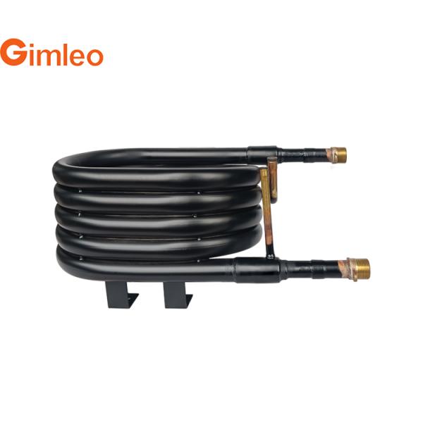 Energy-Saving Durable Gimleo Air Source Heat Exchanger For Water Heater GY-0154C 15 KG With 1 Inch Water Connection
