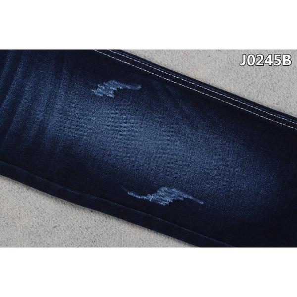 Vortex Spinning Yarn Stretch Cotton Denim Fabric 3/1 Weave Sanforizing