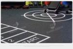 Anti Slip Gym Room Rubber Flooring Rolls 1.22*10m Environmentally Friendly