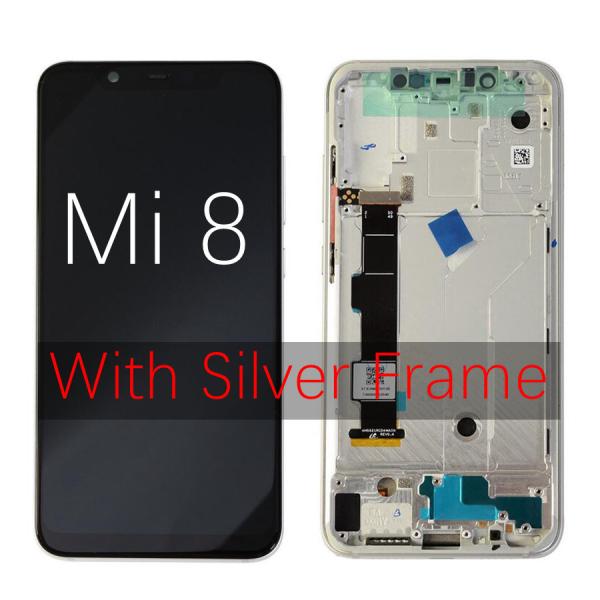 Xiaomi Mi 8 LCD Display Screen Replacement with Frame without Frame For Xiaomi Mi8 Assembly Screen