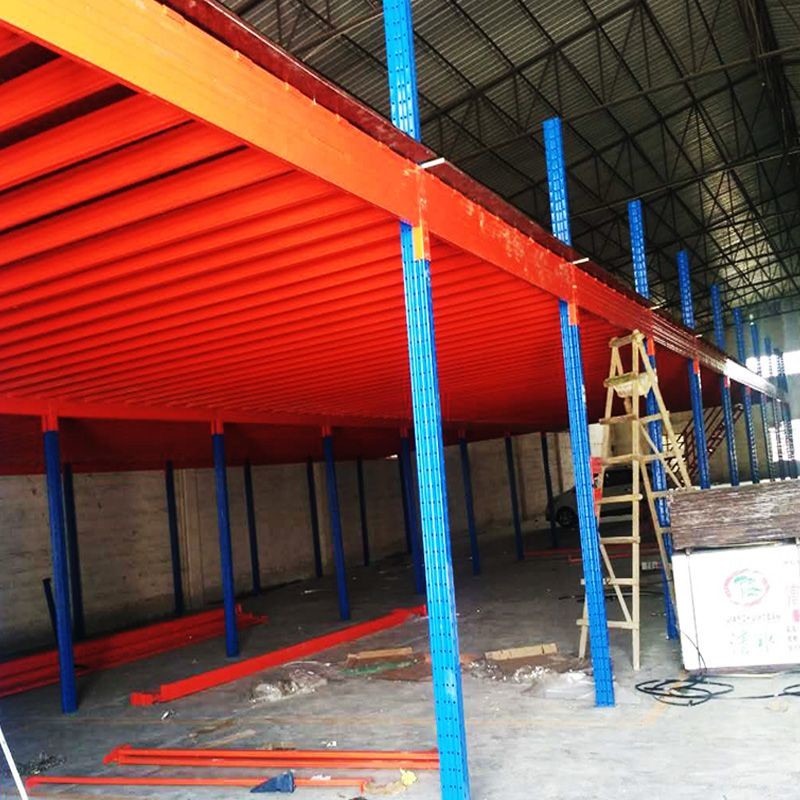 3-4 Multi Layer Storage Mezzanine Platforms 2.5T Steel Frame Mezzanine Rack