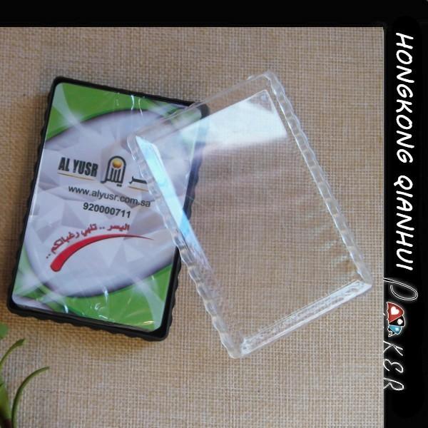 Quality AL YUSR CUSTOM WATERPROOF 100 PLASTIC PLAYING CARDS IN PVC BOX FOR ARABIA MARKET for sale