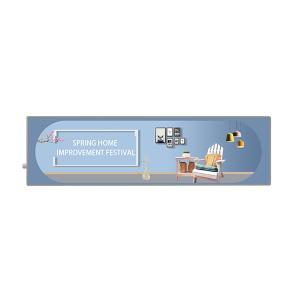 FCC P2.9 Rear Window LED Display 1000*320mm Transparent LED Display