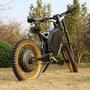 Wholesale 8000W Powerful Electric Bicycle , Fully Suspended Mountain Bike With 750C Color Display from china suppliers