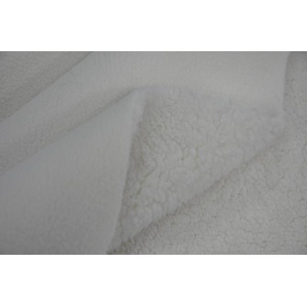 Solid velour woven and polar fabric composite fabric