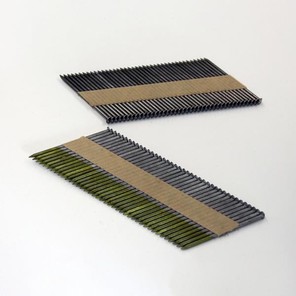 Smooth Shank Collated Framing Nails 75mm Galvanised Hot Dipped 3.05mm Diameter
