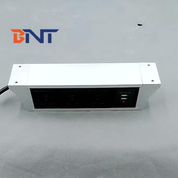 Mount under desk multimedia power data under table socket