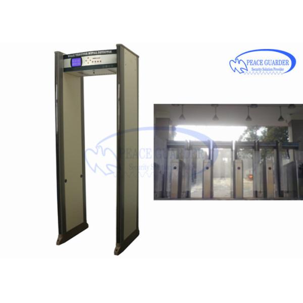 Audible Alarming Door Frame Metal Detector 45 Zones With Directional Counter