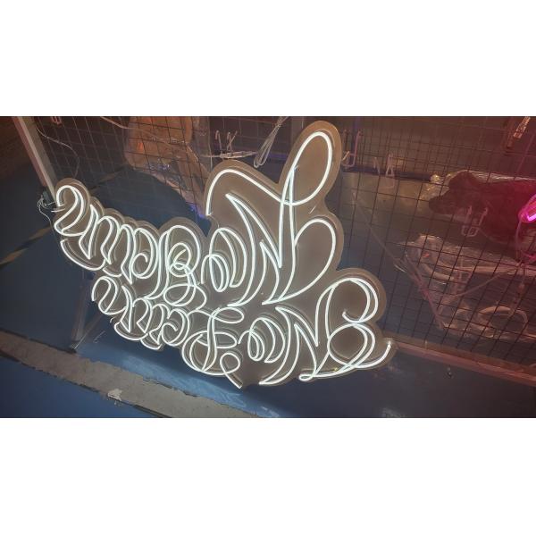Wordart font style neon sign wall lighting deco led neon flex tube