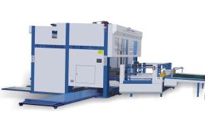 Litho Laminator Used Auto Flip Flop Pallet Stacker Machine For Corrugated Board