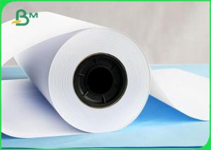 China 75gsm White CAD Bond Paper Roll HP & Canon Plotter Paper 2 Core on sale