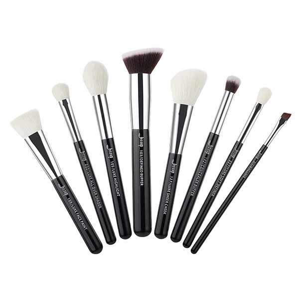 Jessup Daily Use Women'S Makeup Brush Set soft natural synthetic hair