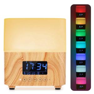 Wholesale Innovative Clock LCD Display 300ml Ultrasonic Smart Aroma Diffuser from china suppliers