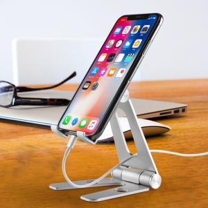 China COMER Universal Portable Desktop Cell Phone Desk Stand Holder Smartphone adjustable Mount Support For Tablet PC on sale