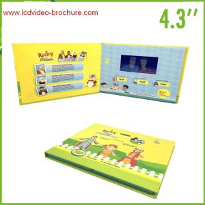 Wholesale Customized lcd video production brochure with hard cover , A4 / A5 size from china suppliers
