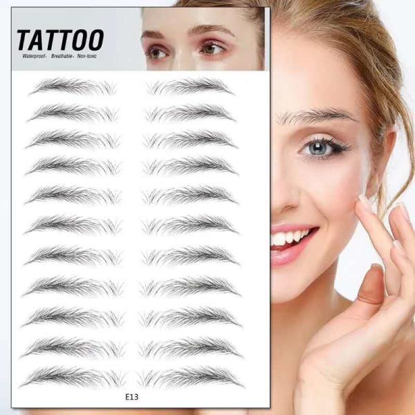 Water Proof Microblading Accessories Disposable Eyebrow Stamp For Tattoo