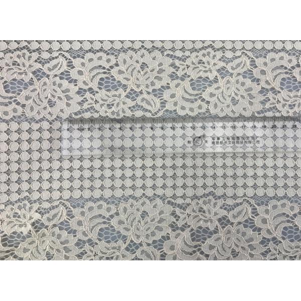 Customized 150cm Nylon Cotton Guipure Lace Fabric 3d Lace Fabric By The Yard