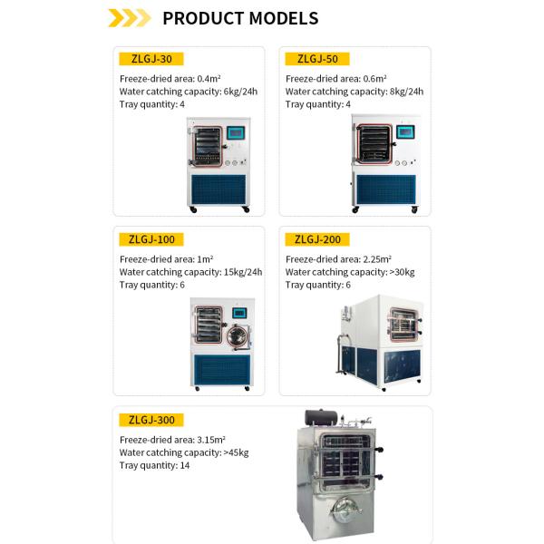 Laboratory Automatic Freeze Dryer Lyophilizer Machine