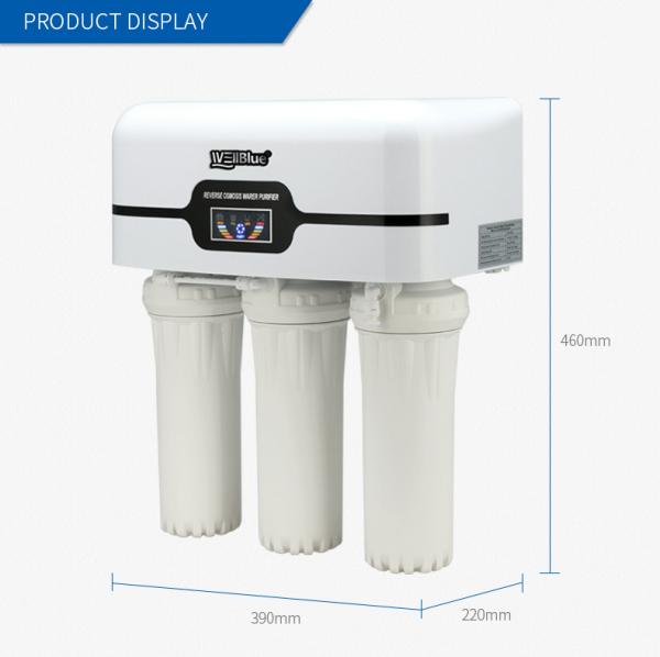 Quality WellBlue Household Reverse Osmosis Water Purifier , RO Water Filter Machine for sale