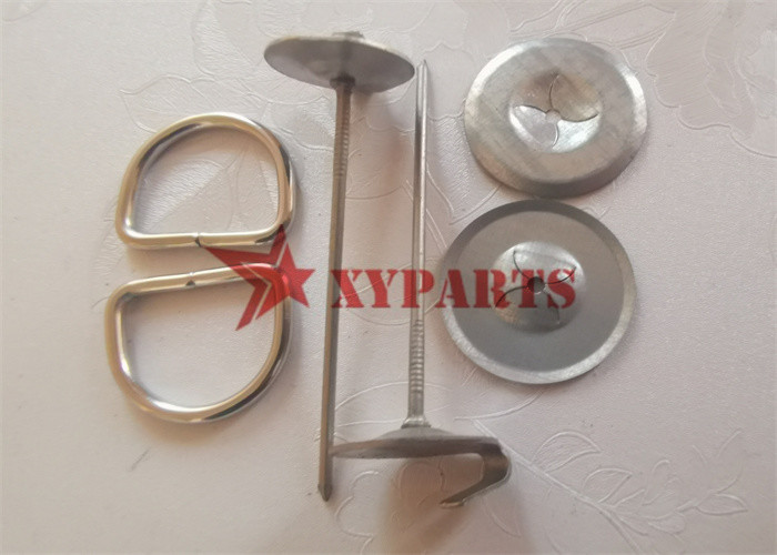 Removable Blanket Insulation Anchor Pins With Round Self Locking Washer