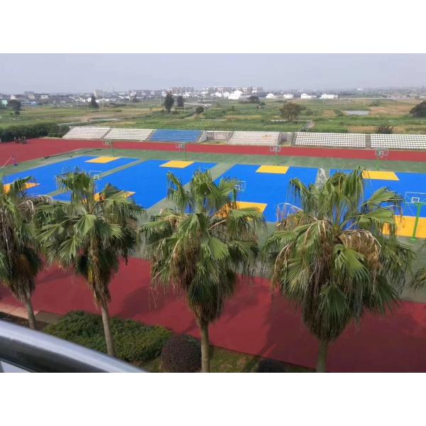 Polyurethane Resin PU Sports Floor Mat For ITF Standard Tournaments