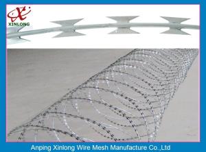 Wholesale Single Loop / Flat Type Razor Barbed Wire For Railway / Highway Anti Theft from china suppliers
