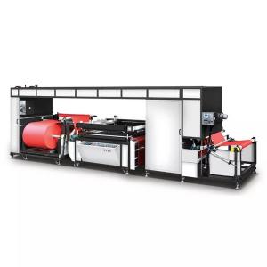 China Automatic 800M/H Non Woven Screen Printing Machine , 380V Roll to roll screen printer on sale