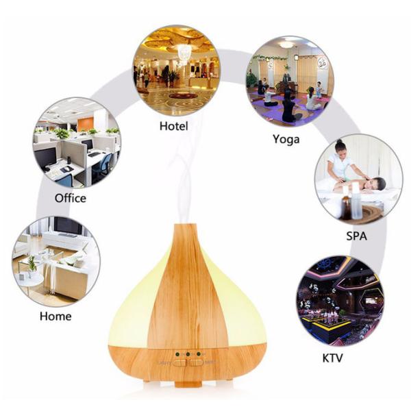 SPA Center 220ml Wood Grain Aromatherapy Diffuser