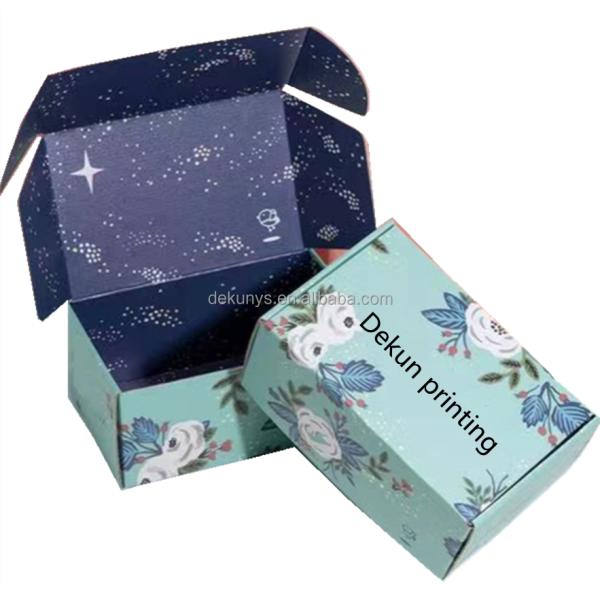 Custom Different Shape Corrugated Cardboard Paper Packaging Mailer Box for Gift Craft