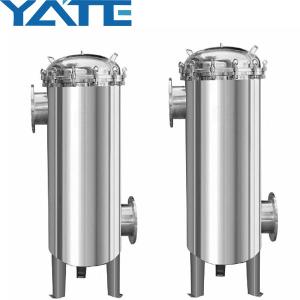 China SS304 High Flow Cartridge Filter Housing 7* 40 Inch PP Pleated Filter Cartridge on sale