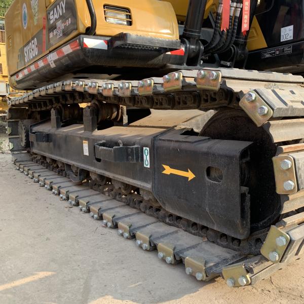 13000KG Second Hand Used SANY SY135C Crawler Excavator Digger With Low Working Time