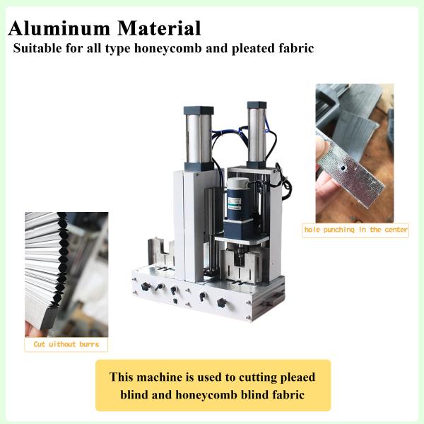 Multifunction Honeycomb Automated Pleated & Cellular Shade Fabrication System Pleated Blind Fabric Cutting And Punching Machine